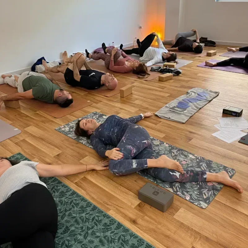 Interior de l'estudi d'ioga